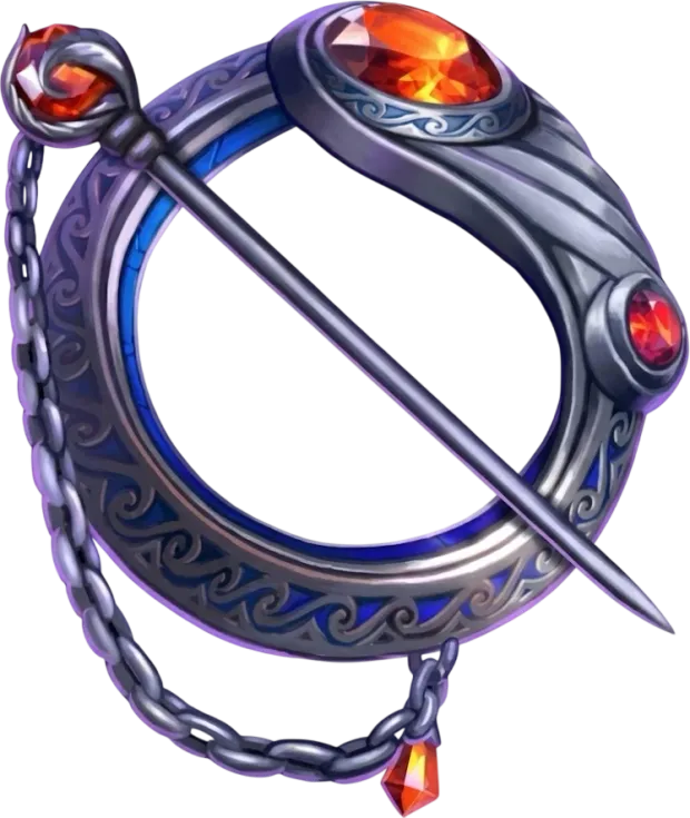Ruby Brooch