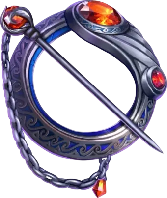 Ruby Brooch